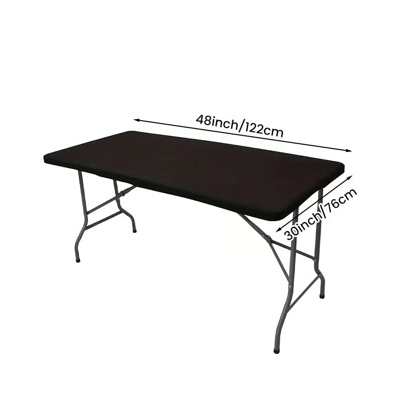 Elastic Fitted Waterproof Tablecloth for Indoor & Outdoor Use
