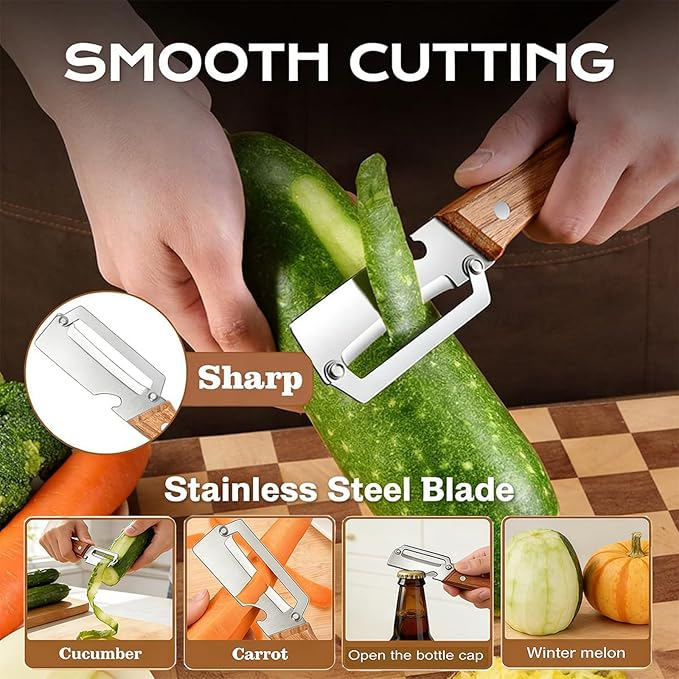 🔥LIMITED-TIME 50% OFF 💥Multi-function Stainless Steel Peeler & Knife