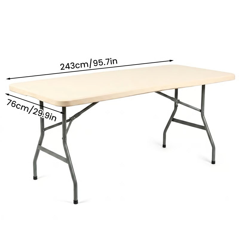 Elastic Fitted Waterproof Tablecloth for Indoor & Outdoor Use