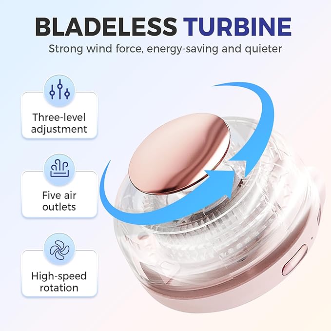🔥Last Day 50% OFF✨🔥Portable Silent Mini Bladeless Electric Fan