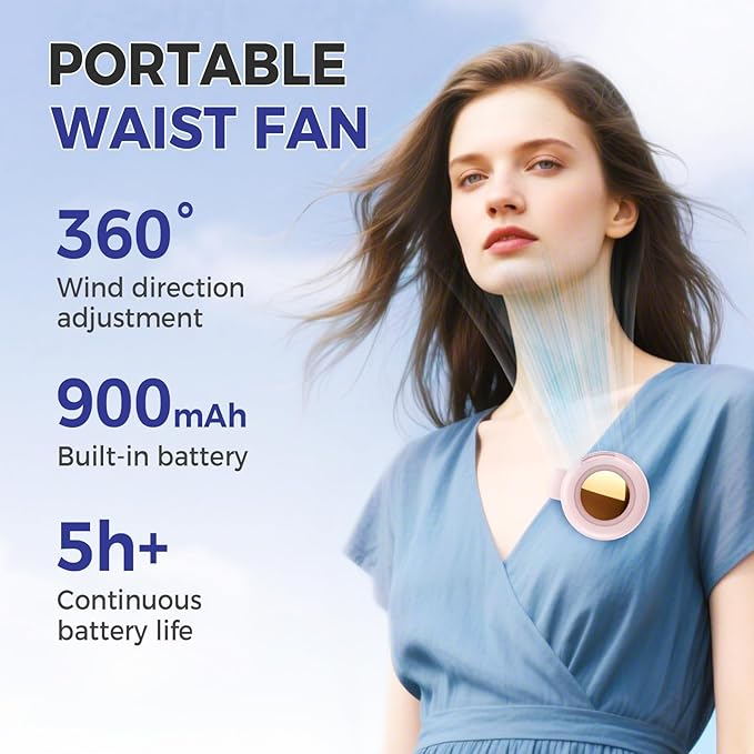 🔥Last Day 50% OFF✨🔥Portable Silent Mini Bladeless Electric Fan