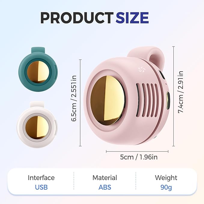 🔥Last Day 50% OFF✨🔥Portable Silent Mini Bladeless Electric Fan