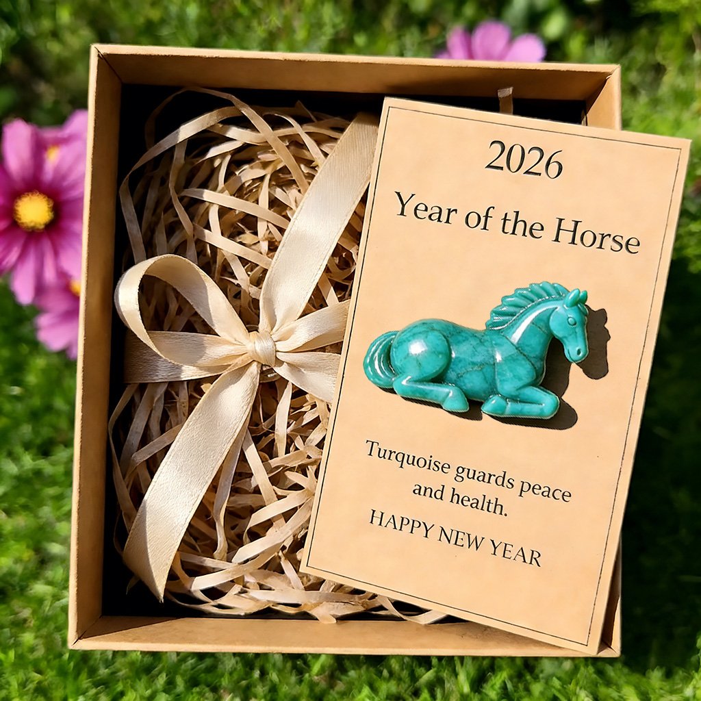 🍀🐴2026 Year of the Horse: Turquoise Guardian — Symbol of Health & Smooth Journeys