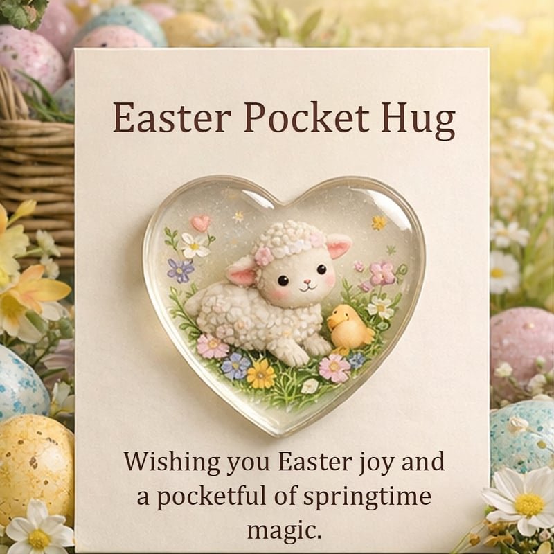 Easter Pocket Hug – A Small Gift of Comfort and Springtime Joy