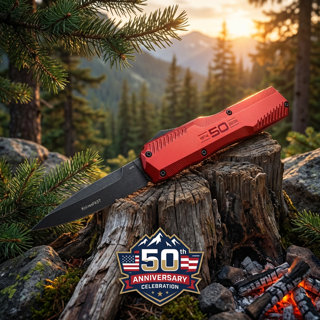 🔥Limited Time Discount 💥 - 🔪9000R Matt Diskin OTF AUTO Knife (🎉50th Anniversary Edition🎉)