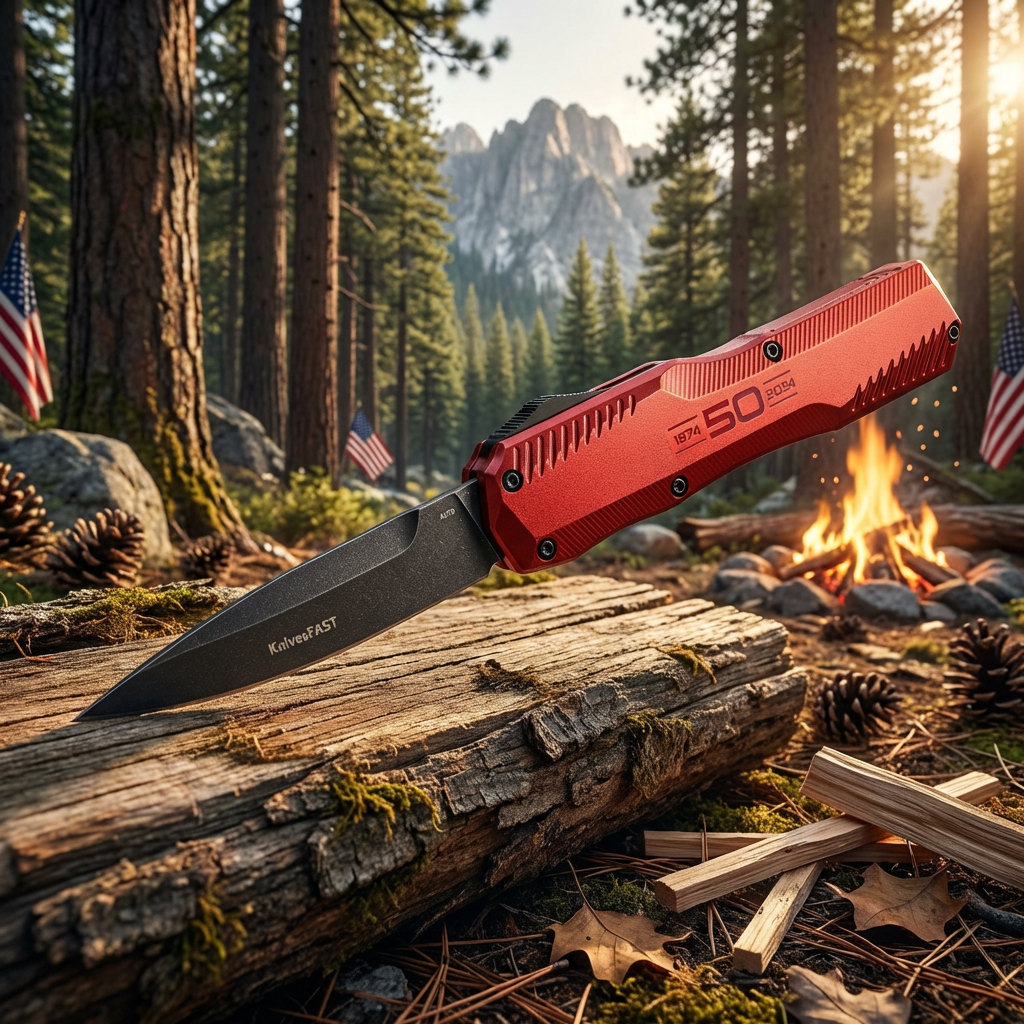 🔥Limited Time Discount 💥 - 🔪9000R Matt Diskin OTF AUTO Knife (🎉50th Anniversary Edition🎉)