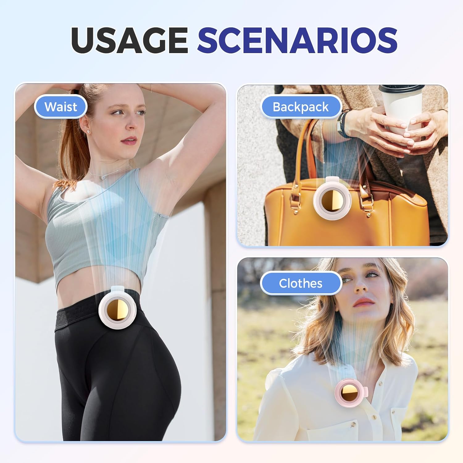 🔥Last Day 50% OFF✨🔥Portable Silent Mini Bladeless Electric Fan