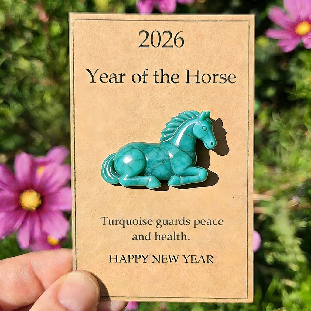 🍀🐴2026 Year of the Horse: Turquoise Guardian — Symbol of Health & Smooth Journeys