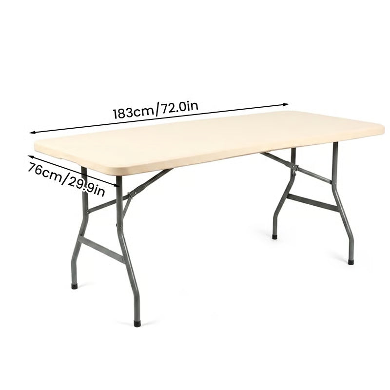 Elastic Fitted Waterproof Tablecloth for Indoor & Outdoor Use